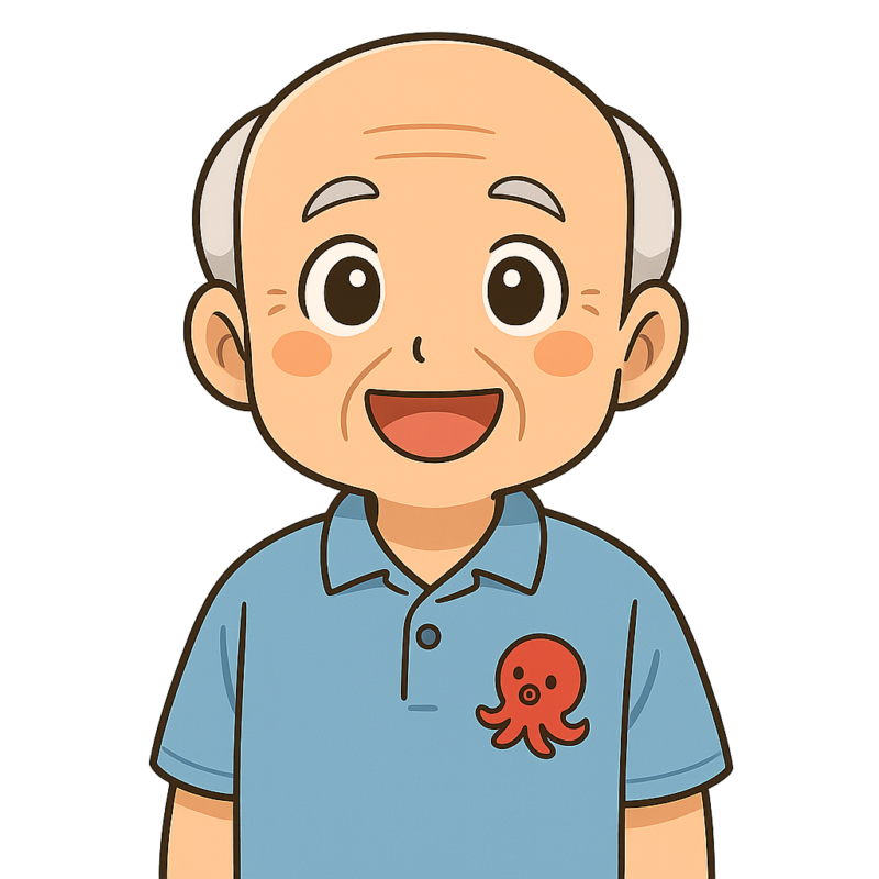 じいちゃん(クリクリ目ver)